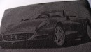 Obrázek auta na fleecu